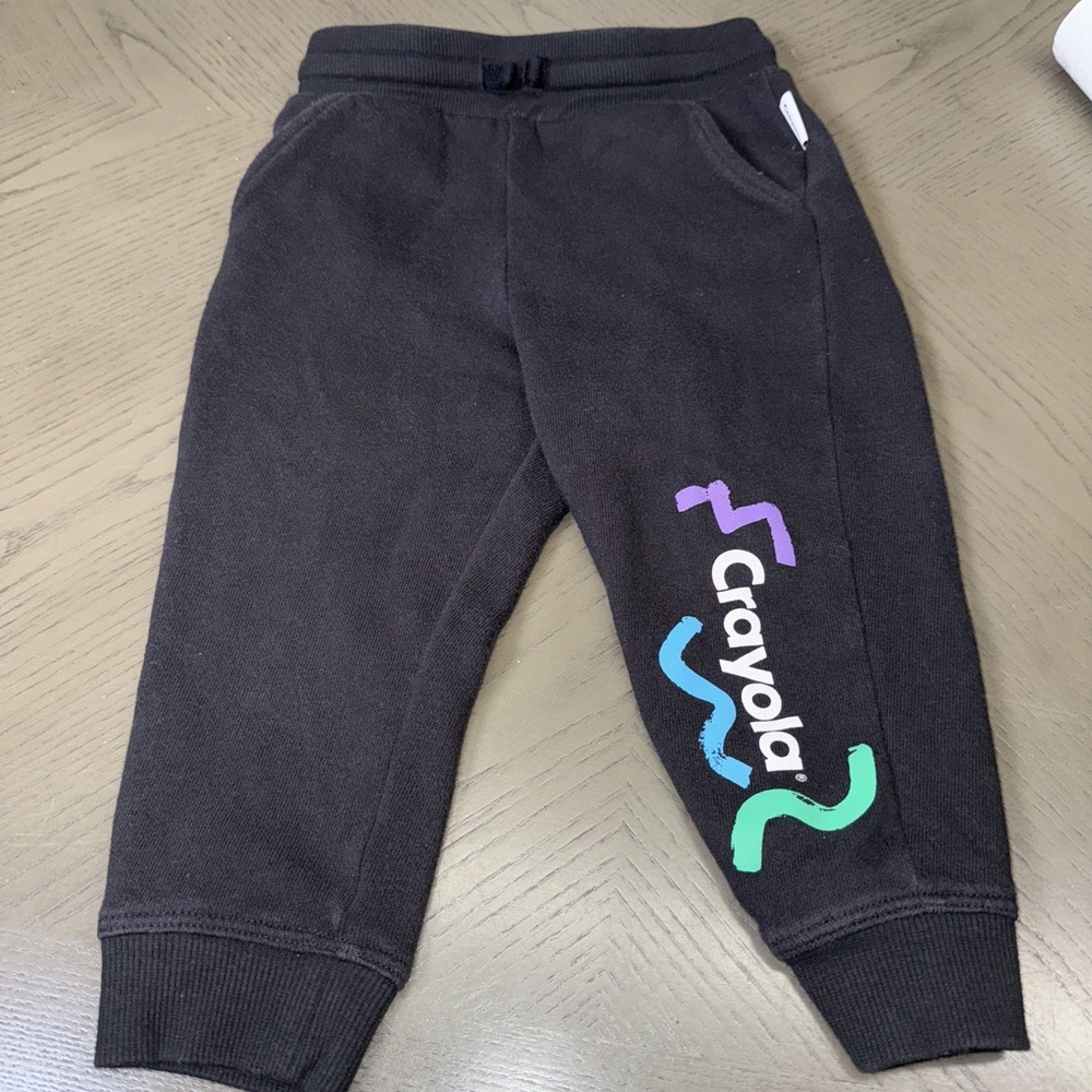 Crayola 2T Blacks Kids Sweatpants